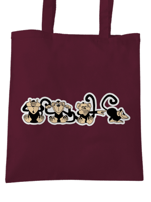 Opice taška Burgundy