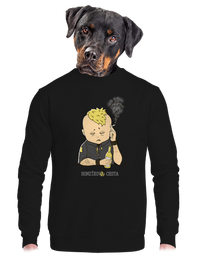 unisex mikina bez kapuce