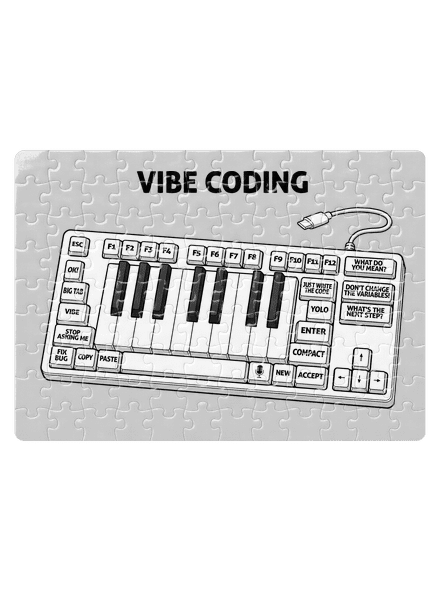Vibe coding puzzle White