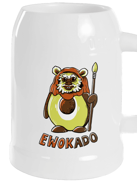 Ewokado půllitr White