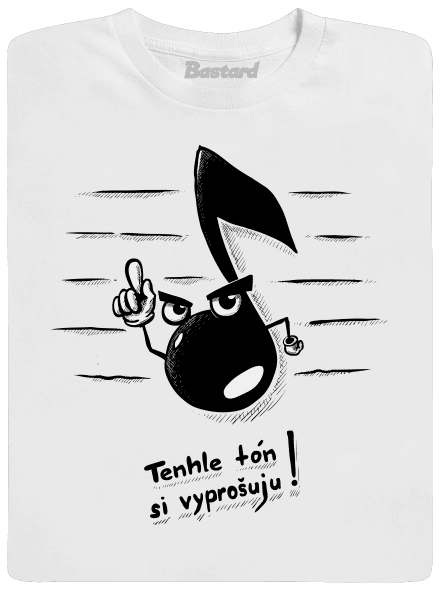 Tón pánské dlouhý rukáv White