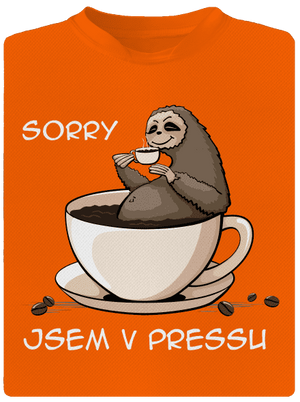 V pressu dětské sportovní tričko Neon Orange