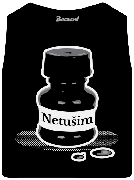 Netušim pánské tílko Black