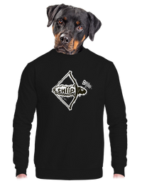 unisex mikina bez kapuce