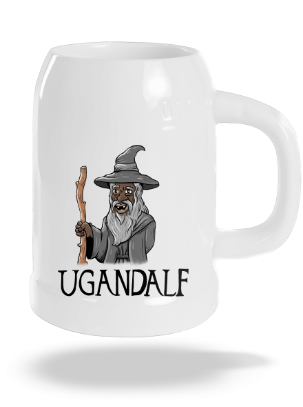 Ugandalf půllitr White