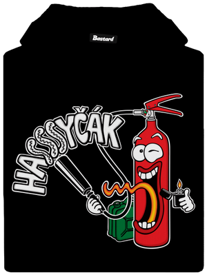 Hasyčák dámská mikina klokanka Black