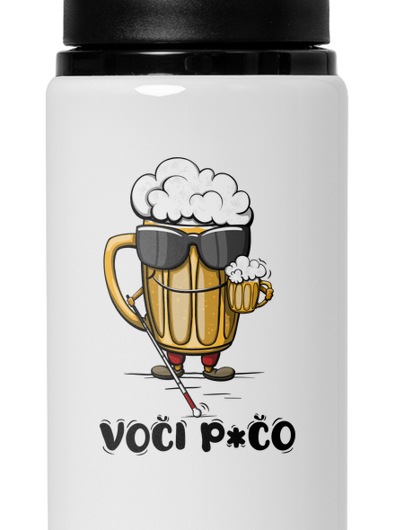 Voči p*čo lahev na vodu White