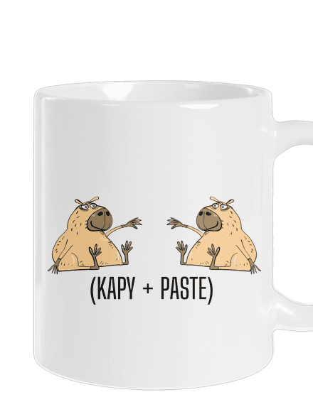 Kapy paste klasický hrnek White
