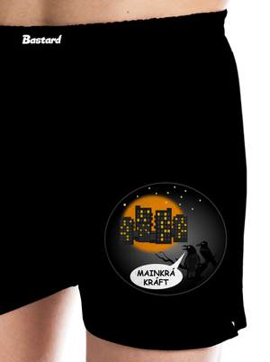 MainKráKráft pánské trenky Black