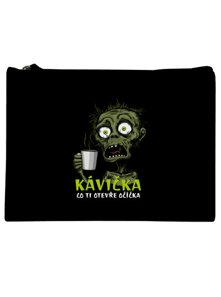 Zombie kávička taštička Black
