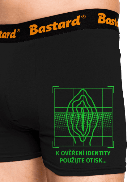 Identita boxerky Black
