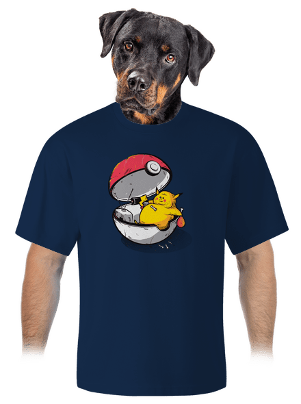 Konec pokémona unisex tričko oversized Midnight Blue