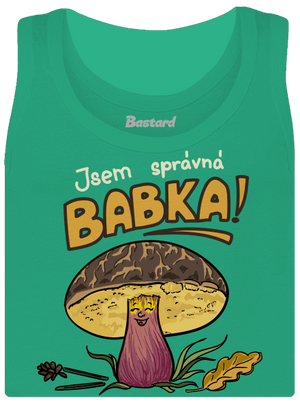Babka a hříbeček dámské tílko klasické Mint Mal