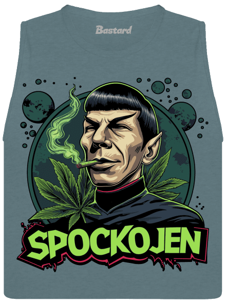 Spockojen dámské tílko volné Heather Deep Teal