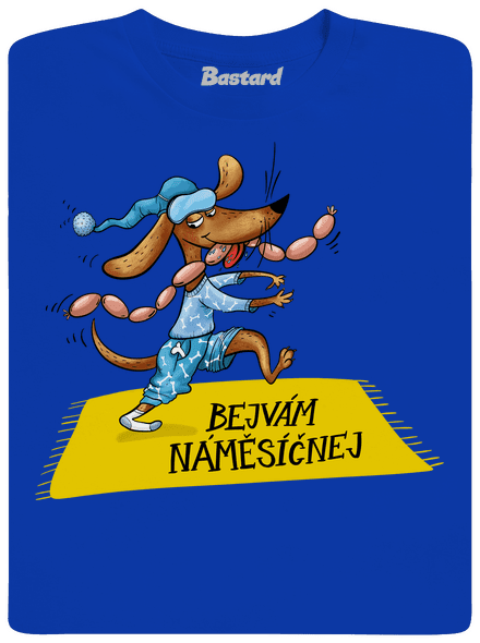 Bejvám náměsíčnej pánské dlouhý rukáv Royal Blue