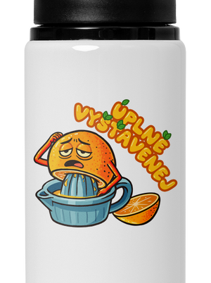 Úplně vyšťavenej lahev na vodu White