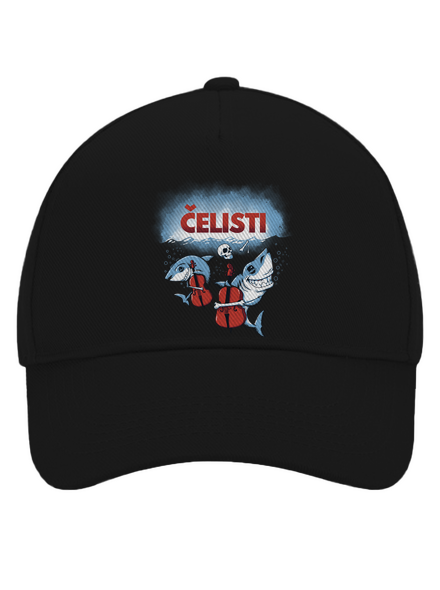 Čelisti kšiltovka baseballka Black