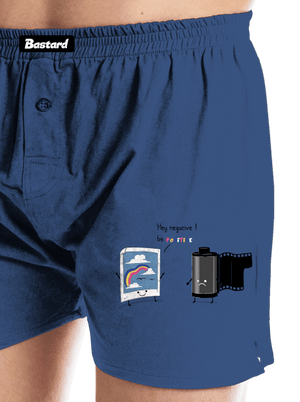 Buď pozitivní pánské trenky Blue