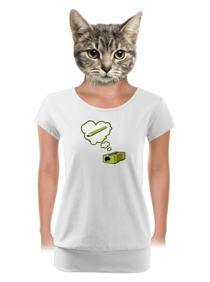 dámské tričko s lemem