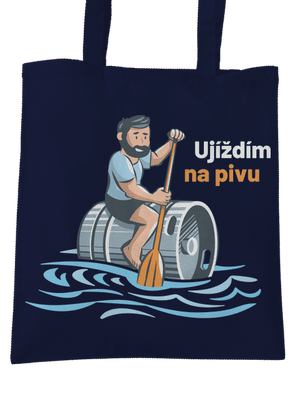 Ujíždím na pivu taška French Navy