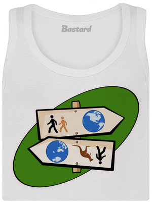 Dálkový pochod dámské tílko klasické White