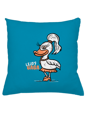 Lejdy Gaga polštář Blue Turquoise