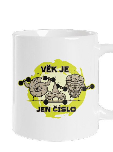 Věk je jen číslo klasický hrnek White