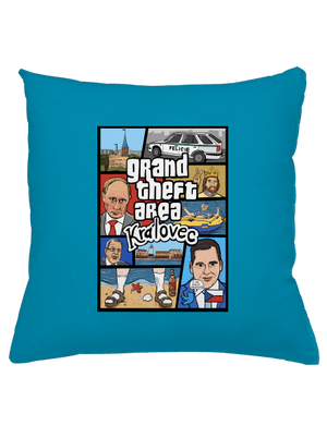 Královec polštář Blue Turquoise