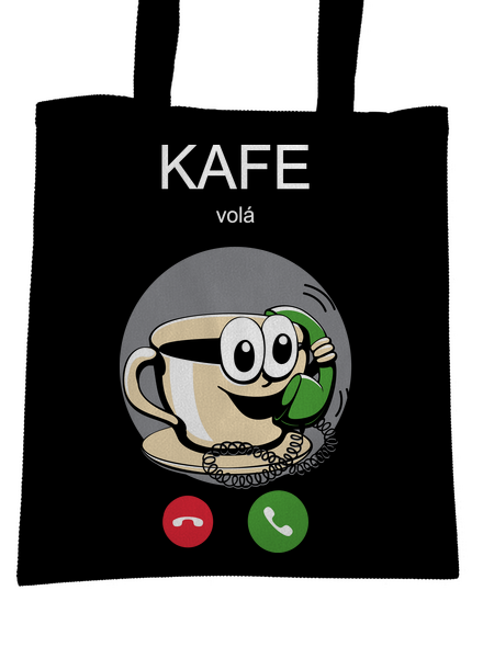 Kafe volá taška Black