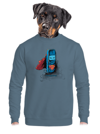 unisex mikina bez kapuce