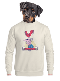 unisex mikina bez kapuce