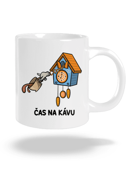 Čas na kávu velký hrnek White