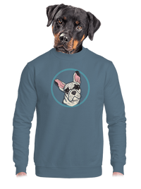 unisex mikina bez kapuce