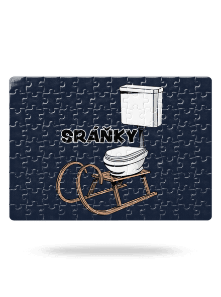 Sráňky puzzle White