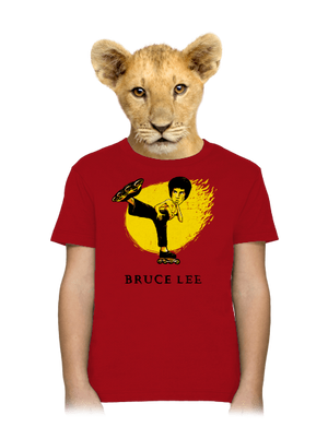 Bruce Lee dětské tričko Red