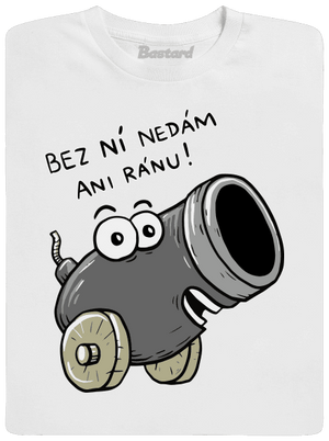 Dělo a koule pánské dlouhý rukáv White