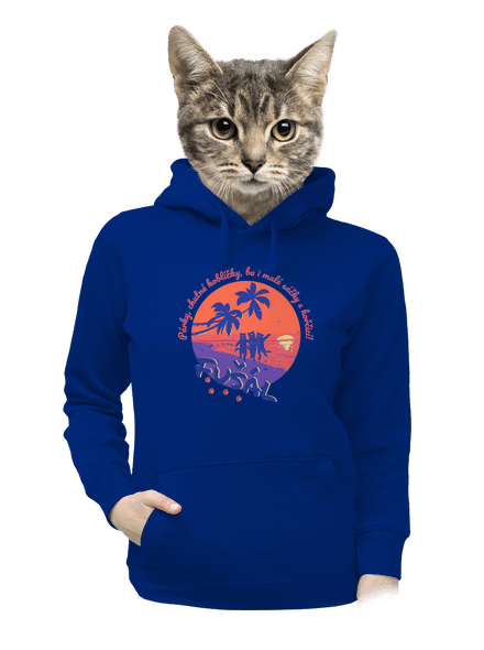 Fušál dámská mikina klokanka Royal Blue Mal