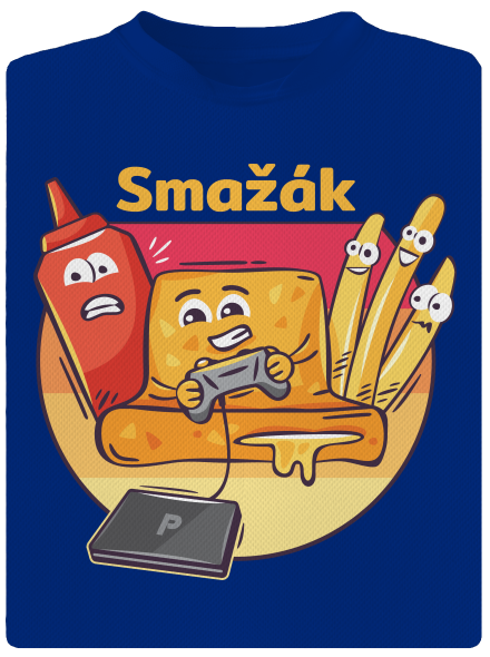 Smažák pánské sportovní tričko Royal Blue Mal