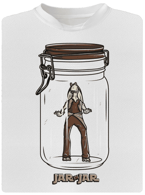 Jar in jar pánské sportovní tričko White