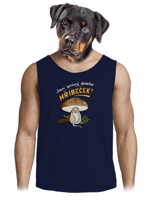 Babka a hříbeček pánské tílko French Navy