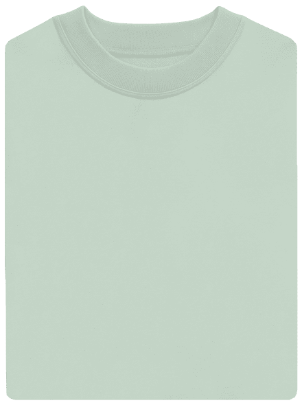 Bez potisku unisex mikina bez kapuce Blush Mint