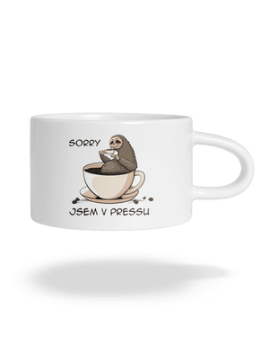 V pressu hrnek makronka White