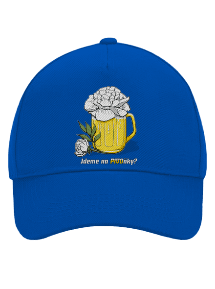 Pivoňky kšiltovka baseballka Bright Royal