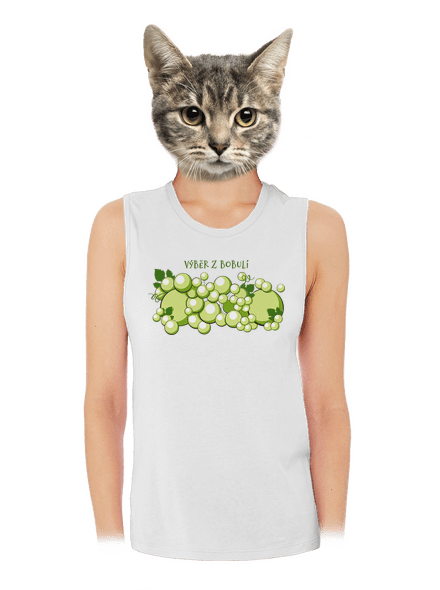 Výběr z bobulí dámské tílko volné White