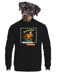unisex mikina bez kapuce