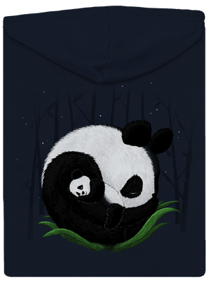 Dvě spící pandy dámská mikina na zip Navy Mal