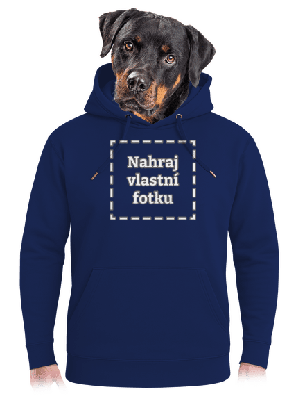 Vlastní potisk unisex mikina premium Navy