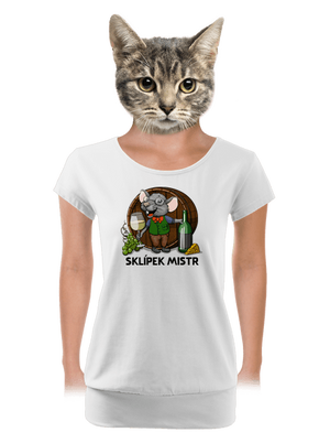 dámské tričko s lemem