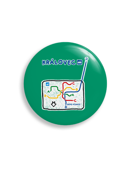 Metro Královec placka uni