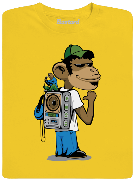 Boombox backpack pánské tričko Gold